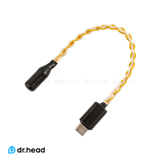 Переходник Hybrid Audio OCC CuAu Litz 77x+OCC CuAg Litz 161Type-C - 2.5 mm - рис.0