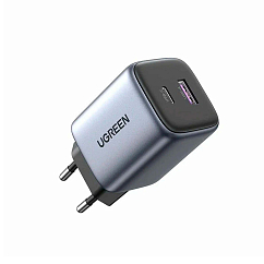 Зарядное устройство Ugreen CD350 35W USB-A - USB-C Grey