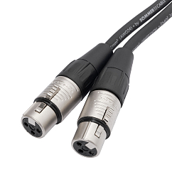 Кабель HeadMade Pro 2RCA - 2XLR-F Black 1m