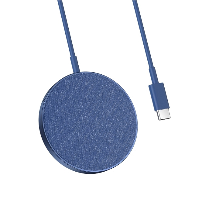 Беспроводная зарядка Anker PowerWave II Magnetic Pad Navy - рис.0