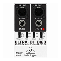 Директ-бокс Behringer Ultra-Di DI20 Silver