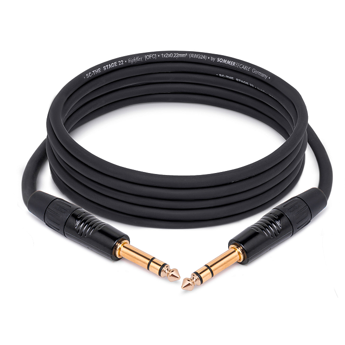 Кабель HeadMade Pro 6.3mm stereo - 6.3mm stereo 3m - рис.0