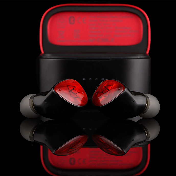 Беспроводные наушники Noble Audio FoKus Amadeus Black Red - рис.11
