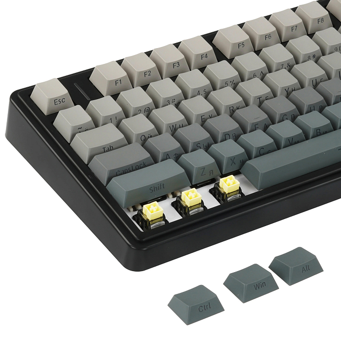Клавиатура AULA F75 HE Black King Switches Gradient Grey - рис.4