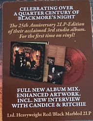 Виниловая пластинка Blackmore's Night – Fires At Midnight (Coloured Red Black Marbled) 2LP
