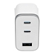Зарядное устройство Anker Nano Charger 70W 2xUSB-C/1xUSB-A White - рис.2 Зарядное устройство Anker Nano Charger 70W 2xUSB-C/1xUSB-A White - рис.2