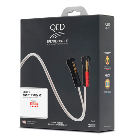 Кабель QED Silver Ann XT Pre-Terminated Speaker Cable 2.0 m - рис.0