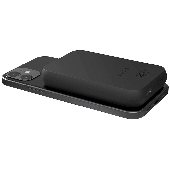Портативный аккумулятор ZENS Magnetic Single Powerbank with Stand 4000 mAh Black - рис.2