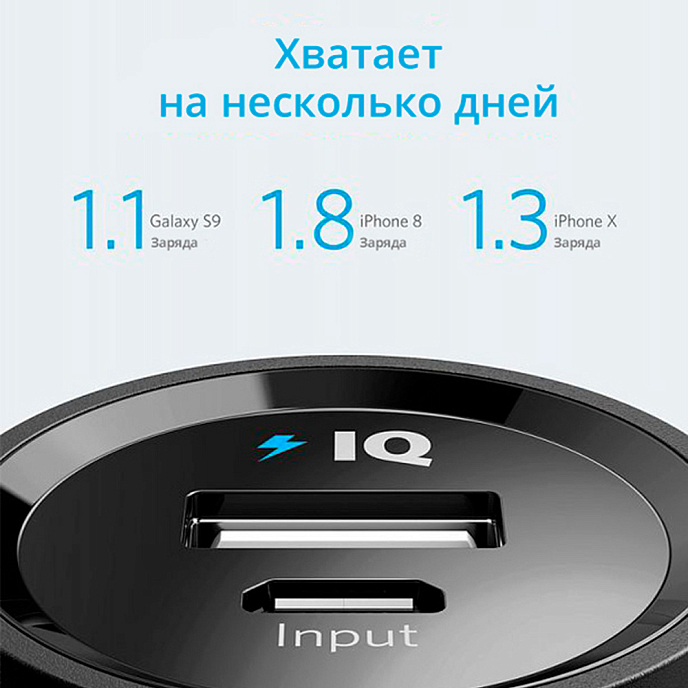 Портативный аккумулятор Anker PowerCore 5000 mAh Black - рис.2