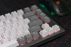 Клавиатура Keychron Q1 Gateron G Phantom Red Switch Silver Grey