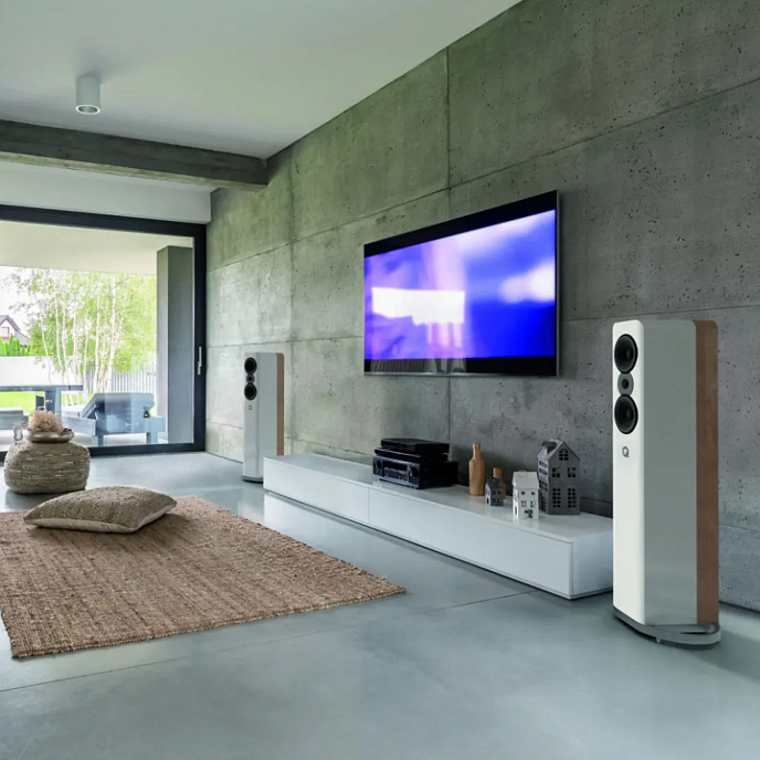 Напольная акустика Q Acoustics Concept 500 Gloss White/Light Oak - рис.4