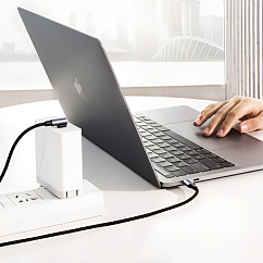 Кабель Ugreen US255 USB-C - USB-C Black/Grey 2m