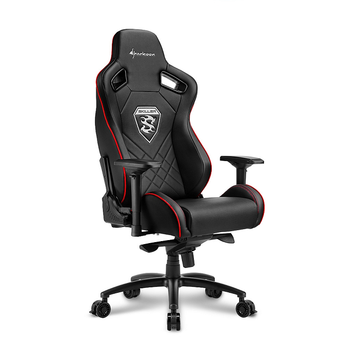 Компьютерное кресло Sharkoon Skiller SGS4 Red Black - рис.2
