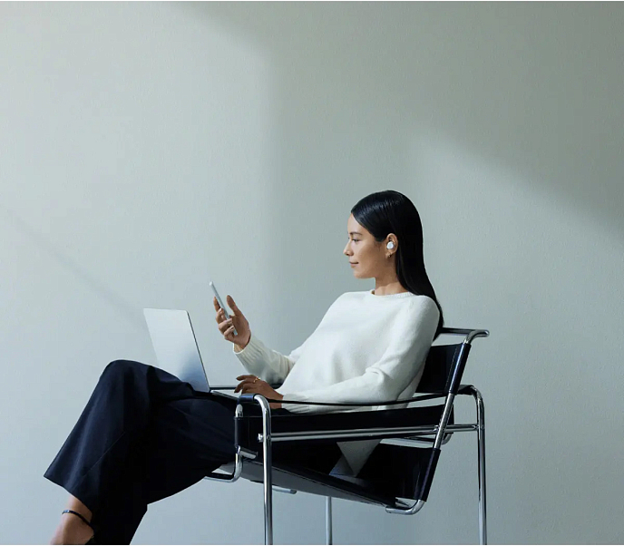 Беспроводные наушники Sony WF-C710N White - рис.5