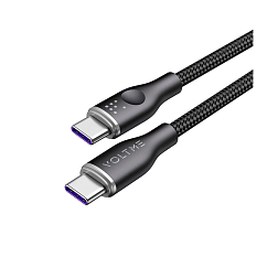 Кабель VOLTME PowerLink Rugg Lite CTC USB-C - USB-C 1.2m Black