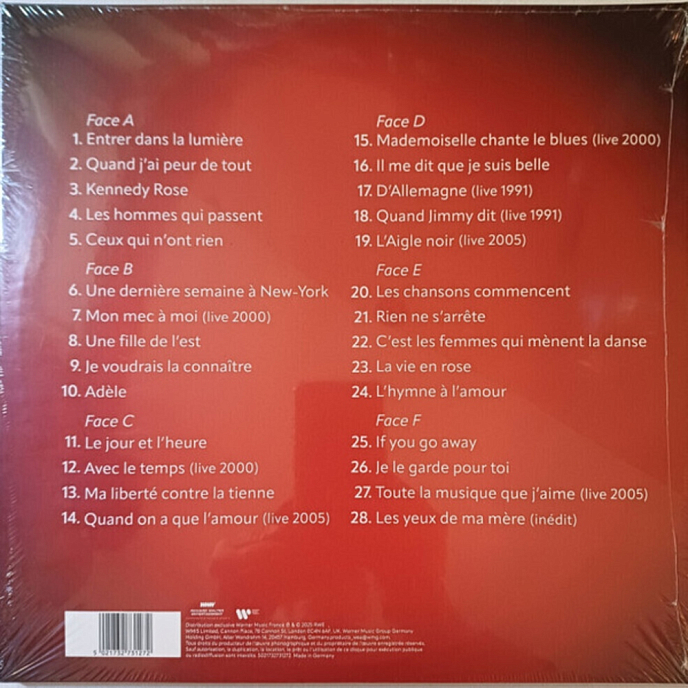 Виниловая пластинка Patricia Kaas - 1987 - 2025 Une Vie - 3LP - рис.1