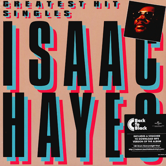 Пластинка Isaac Hayes Greatest Hit Singles LP - рис.0