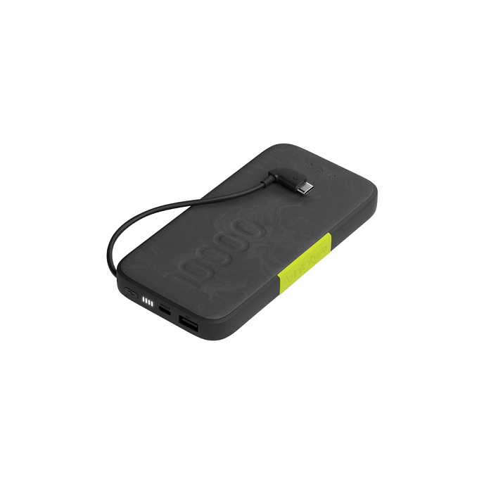 Внешний аккумулятор InfinityLab InstantGo 10000 Built-in USB-C Cable Black - рис.0