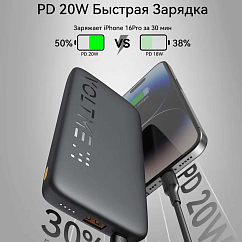 Портативный аккумулятор VOLTME Hypercore 10K Essential HP10A Black