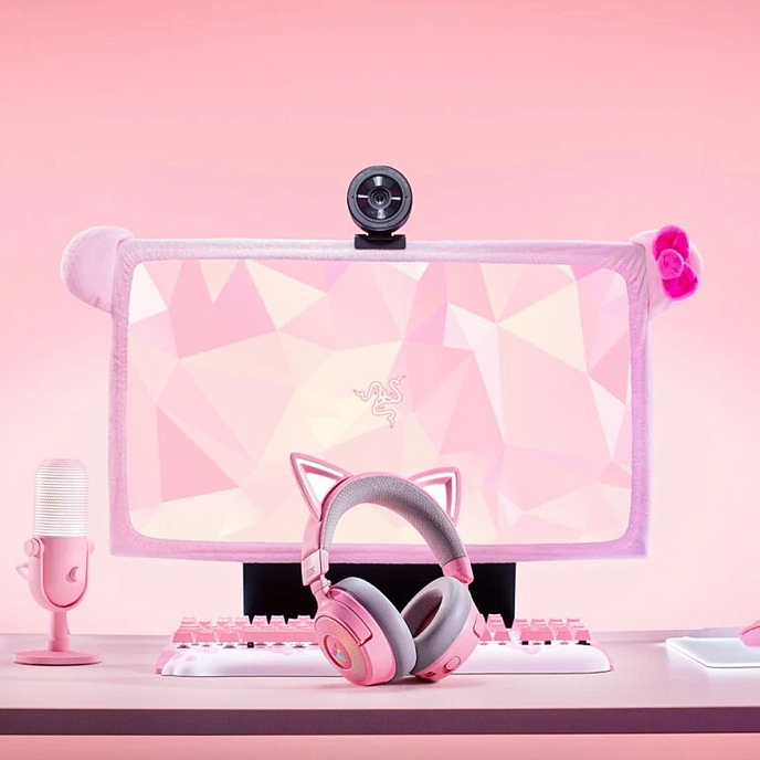 Игровая гарнитура Razer Kraken Kitty V3 Pro Quartz - рис.5