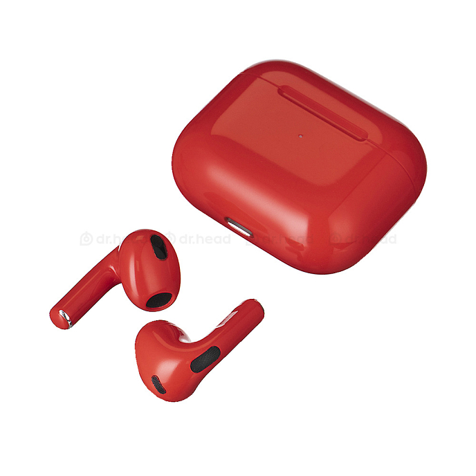 Беспроводные наушники Apple AirPods 3rd Red Gloss - рис.8