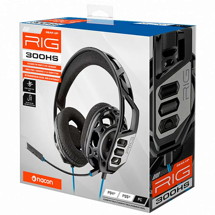 Игровая гарнитура Nacon RIG300HS Black - рис.2