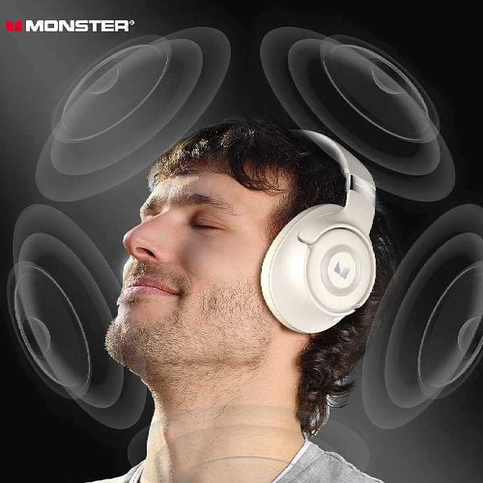 Беспроводные наушники Monster Persona SE ANC MH22216 Beige - рис.3