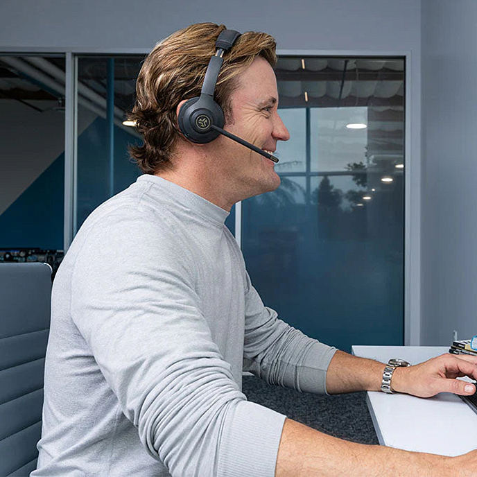 Гарнитура Jlab GO Work Wireless Duo V.2 Link USB-C Black - рис.4