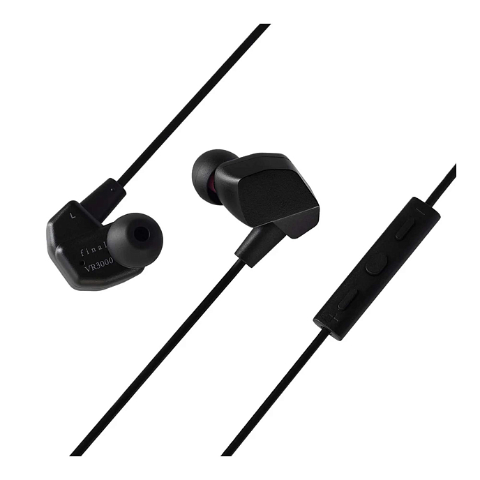 Наушники внутриканальные Final Audio VR3000 with Controller & Mic black проводные внутриканальные наушники для виртуальной реальности_OpenBox - рис.0