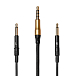 Кабель Meze Mono Standard 3.5mm with Mic Black Gold 1.2m - рис.0