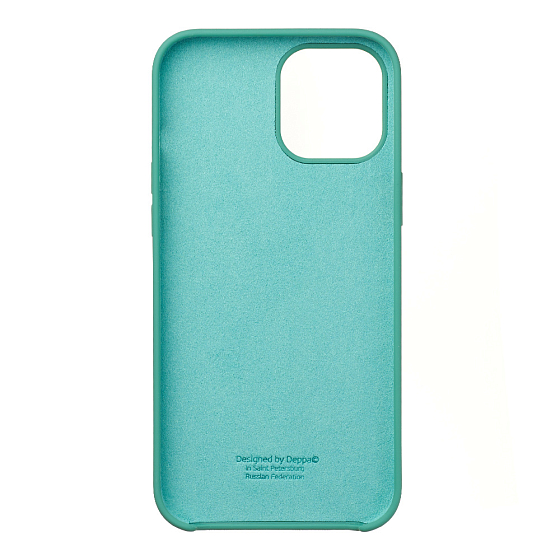 Чехол для смартфонов Deppa Liquid Silicone for Apple iPhone 12 Pro Max Green - рис.0
