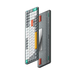 Клавиатура NuPhy AIR96v2 QMK Brown Switch Lunar Gray