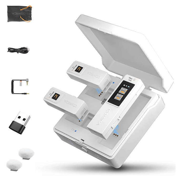 Микрофон беспроводной CoMica VDLive10 USB White - рис.7