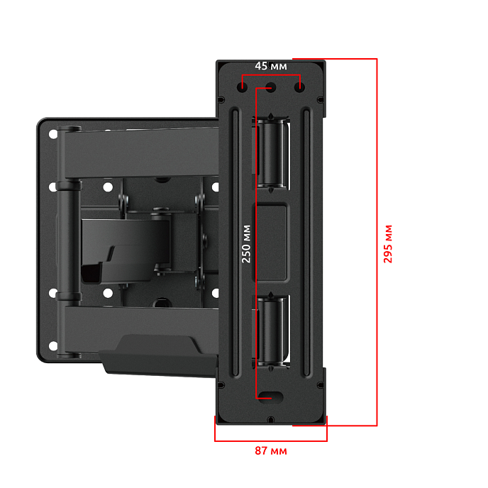 Кронштейн для монитора Uniteki FM2750RD Black - рис.5