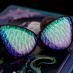 Наушники внутриканальные Celest Wyvern Black Remaster (with Mic) Malachite Violet 4.4mm