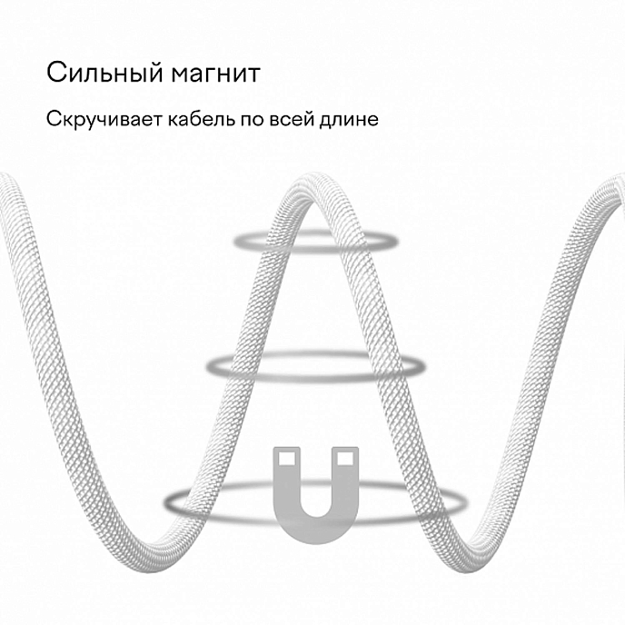 Кабель Magssory CBL001 60W USB-C Silver 1.2m - рис.4