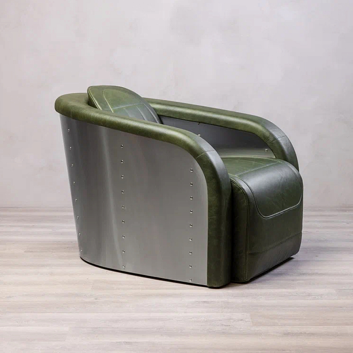 Кресло для прослушивания F2F Пилот Stainless Steel Green - рис.3