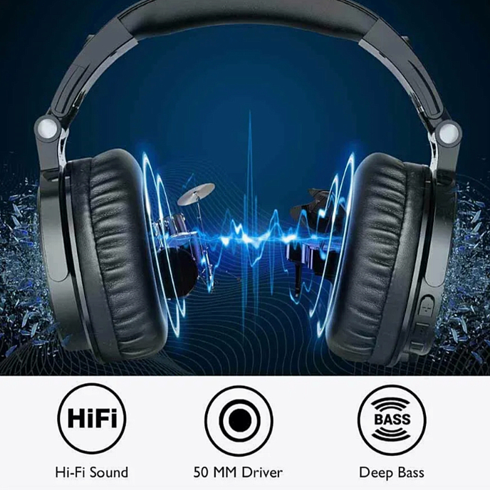 Беспроводные наушники OneOdio Pro-C Blue - рис.7