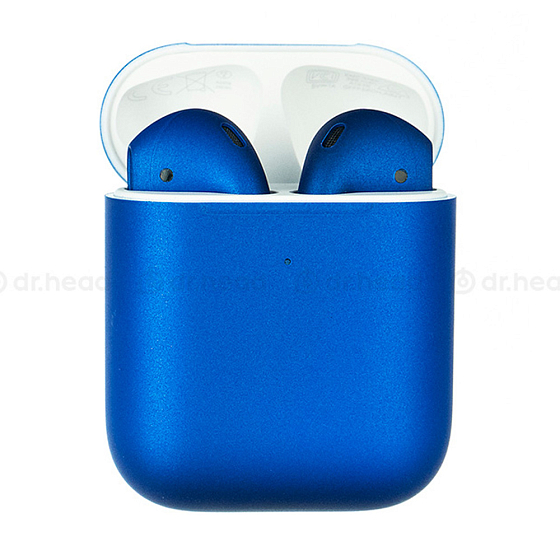 Беспроводные наушники Apple AirPods 2 Metallic Blue Matte - рис.0