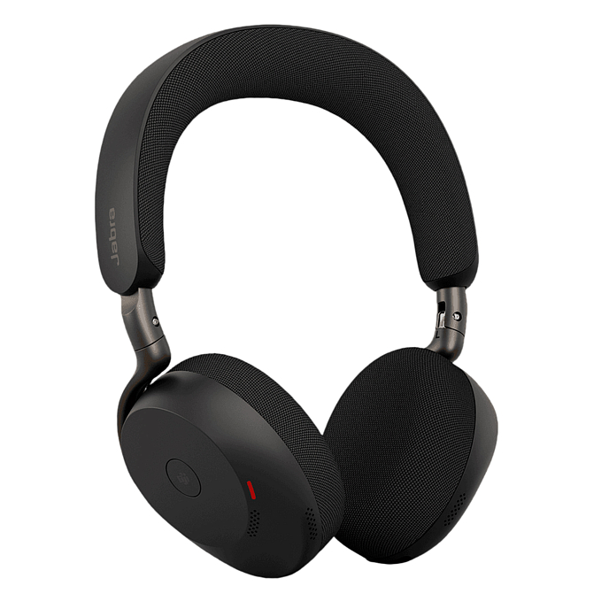 Гарнитура Jabra Evolve3 75 MS Link390a with Wireless Charging Pad Black - рис.0