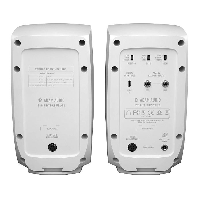 Студийный монитор ADAM AUDIO D3V White - рис.2