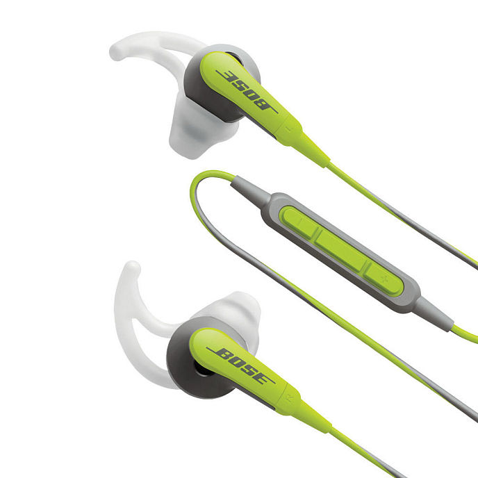 Наушники Bose SoundSport in-ear for Apple Energy Green - рис.0