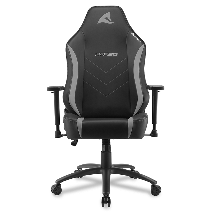 Компьютерное кресло Sharkoon Skiller SGS20 Grey Black - рис.1