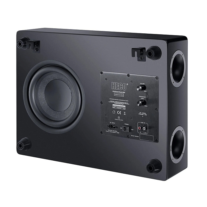 Сабвуфер HECO Ambient Sub 88 F Black - рис.1