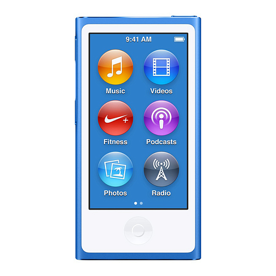 Плеер Apple iPod nano (8th GEN) 16GB Blue - рис.0