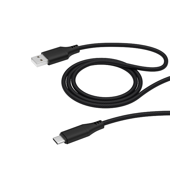 Кабель Deppa USB-A - USB-C Black - рис.0