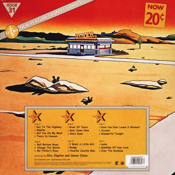 Виниловая пластинка Eric Clapton ‎– One More Car, One More Rider LP - рис.1