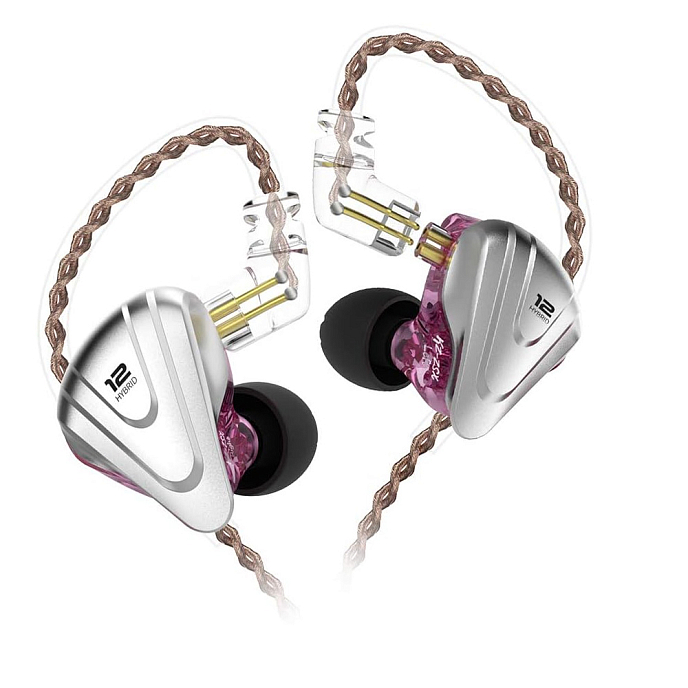 Наушники внутриканальные KZ ZSX Without Mic Purple - рис.0