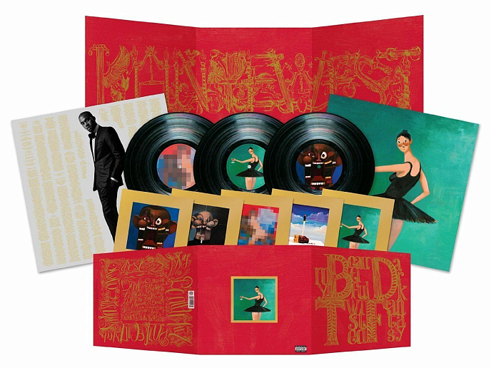 Виниловая пластинка Kanye West - My Beautiful Dark Twisted Fantasy 3LP - рис.1