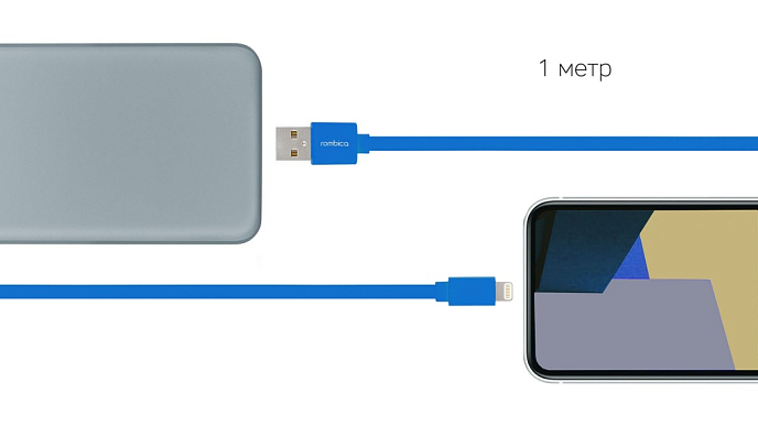 Кабель Rombica Digital MR-01 Lightning Blue - рис.4